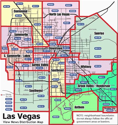 district lv|las vegas neighborhood map.